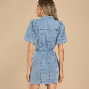 Gemütliches Mini-Kleid