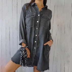 Heidi-Mode | Bequemer Sommer-Denim-Mantel