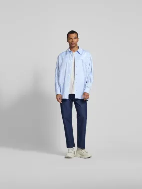 Kenzo Freizeithemd mit Allover-Label-Print (blau) online kaufen