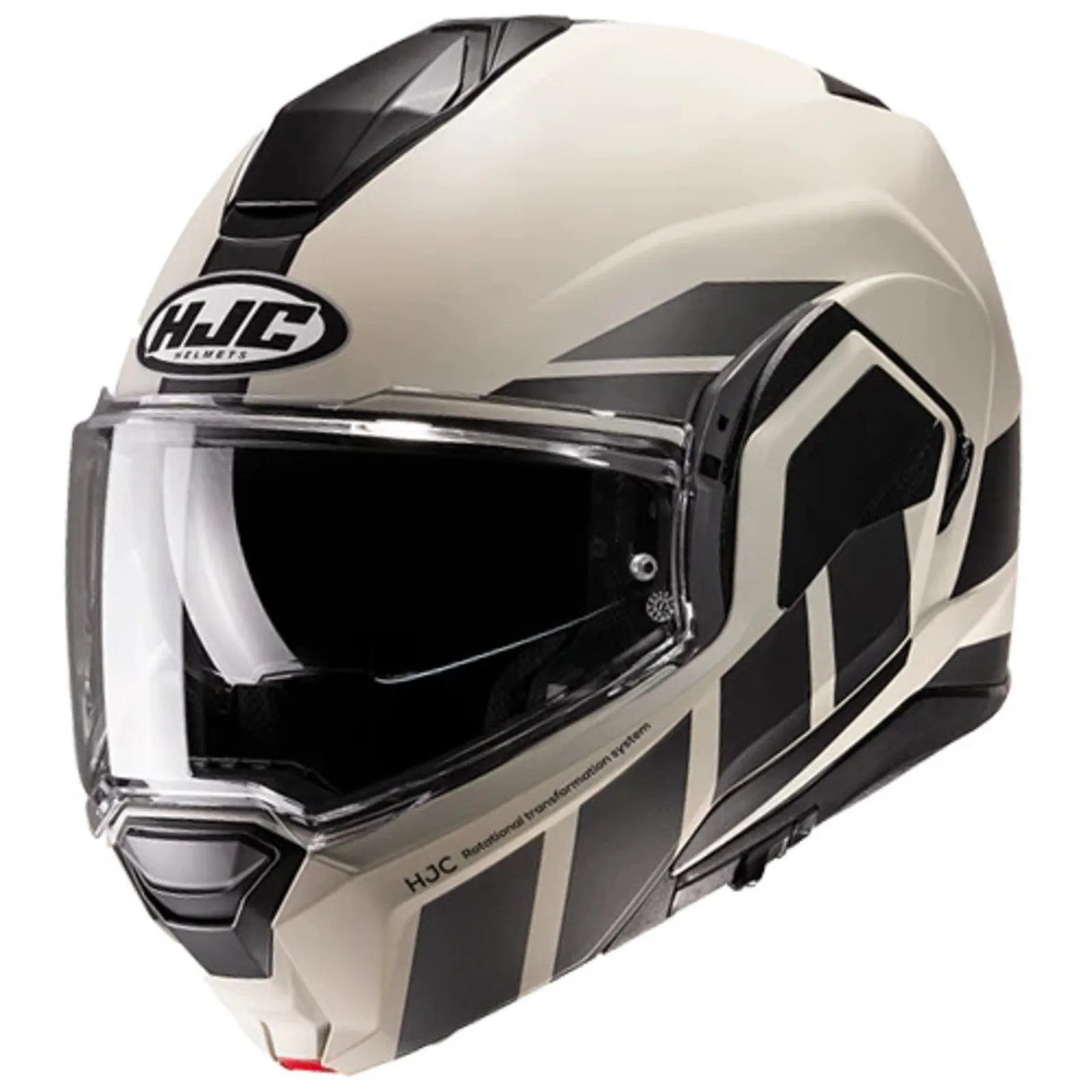 Motorradklapphelm i100 Beis MC9SF mit abnehmbaren Kinnteil Gr. L
