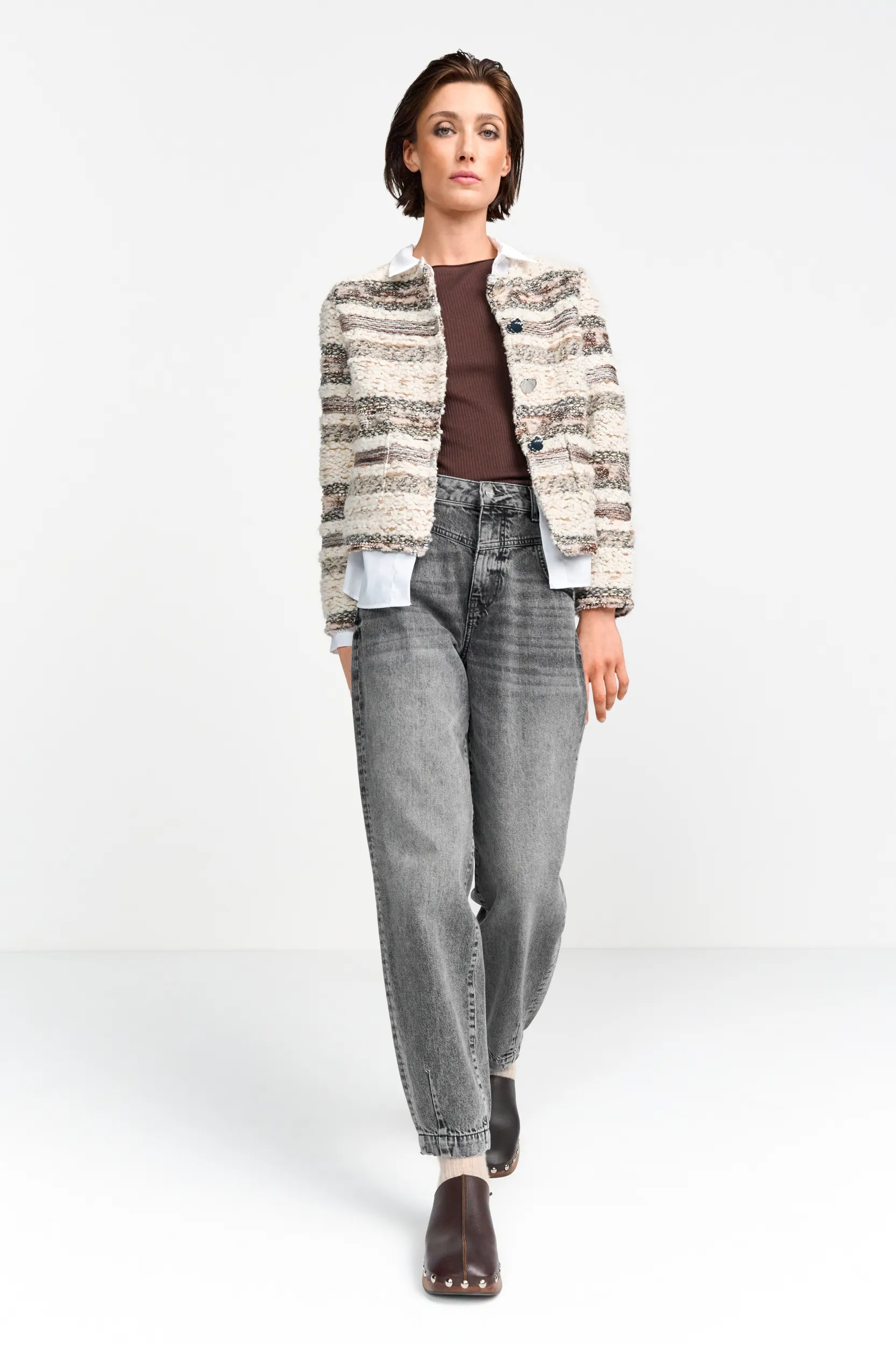 Rich & Royal Glam bouclé jacket