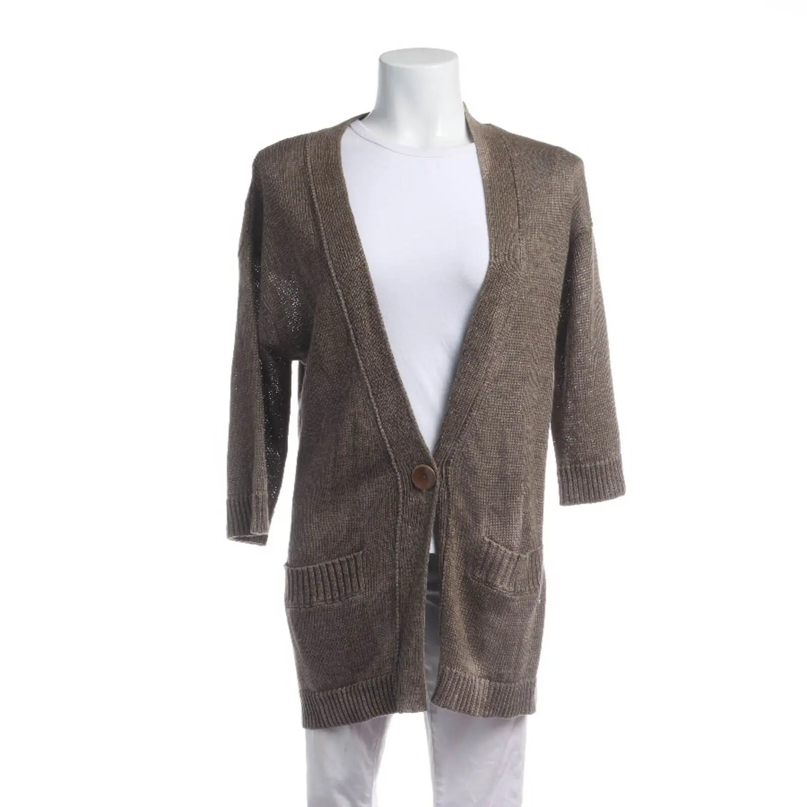 Strickjacke S Braun
